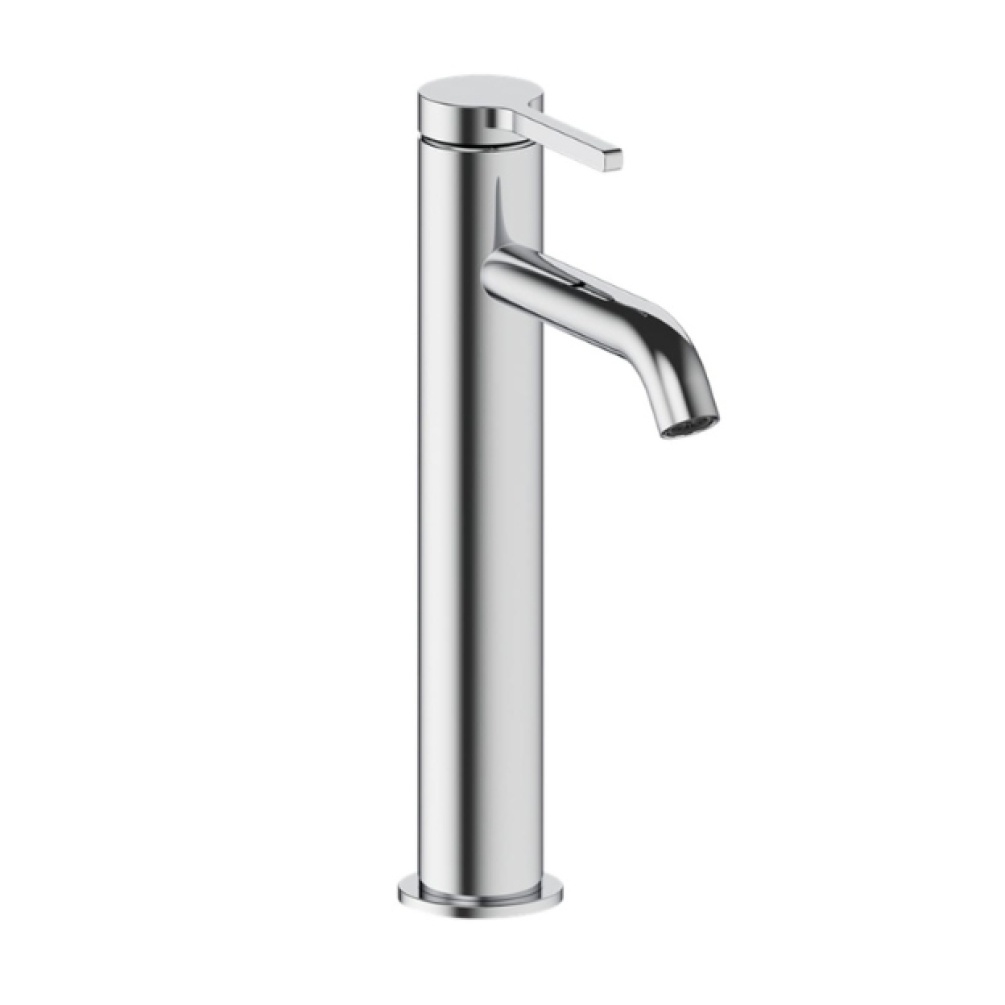 Cut out image of the Britton Hoxton 2.0 Chrome Tall Basin Mixer